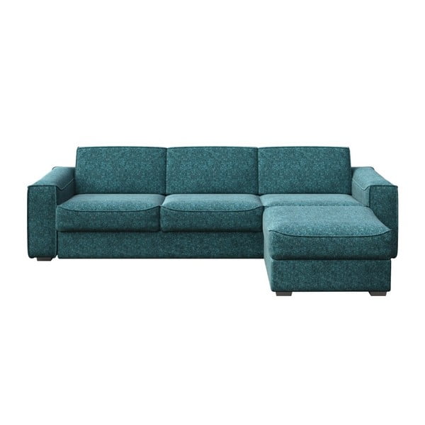 Tirkīzzils dīvāns ar maināmu sēdmoduli MESONICA Munro, 308 cm