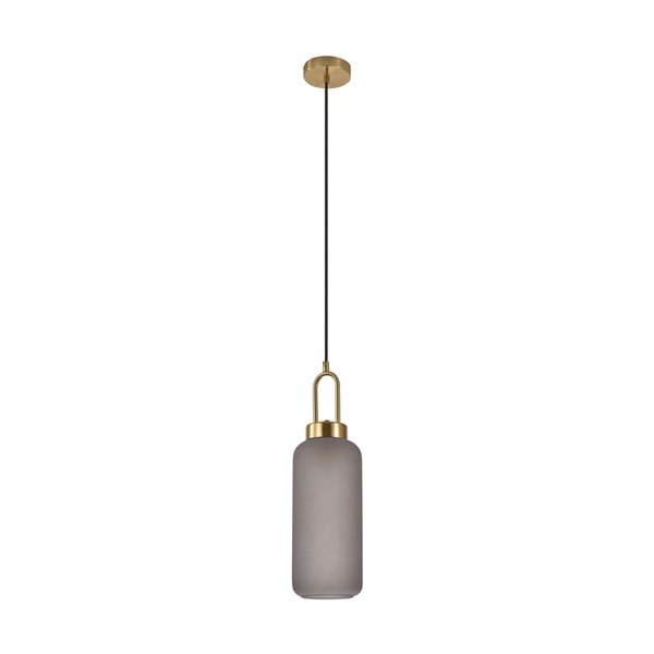 Zelta krāsas piekaramā lampa ar stikla abažūru ø 13 cm Luton – House Nordic-image-2