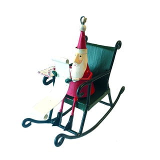 Piekaramais Ziemassvētku rotājums Santa on Rocking Chair – G-Bork