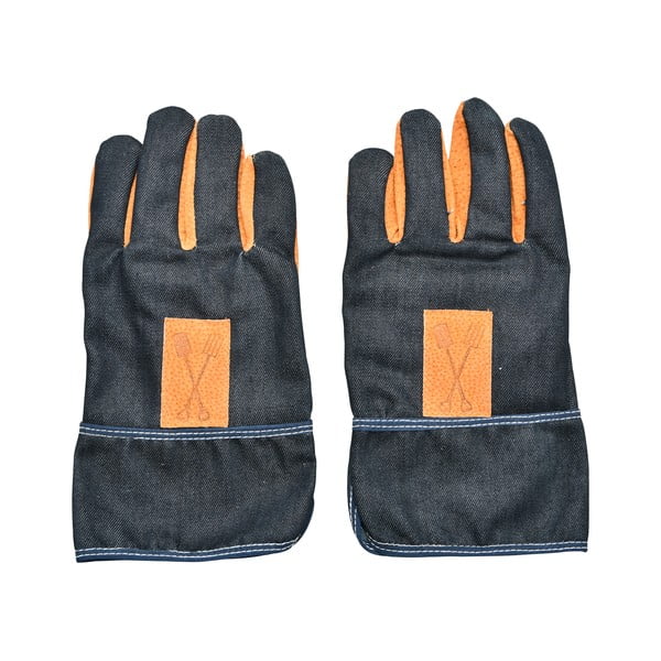 Zili un oranži dārza cimdi Esschert Design Denim-image-2