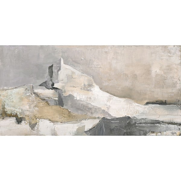 Attēls ar manuāli gleznotiem elementiem 140x70 cm Nordic Shapes   – Malerifabrikken