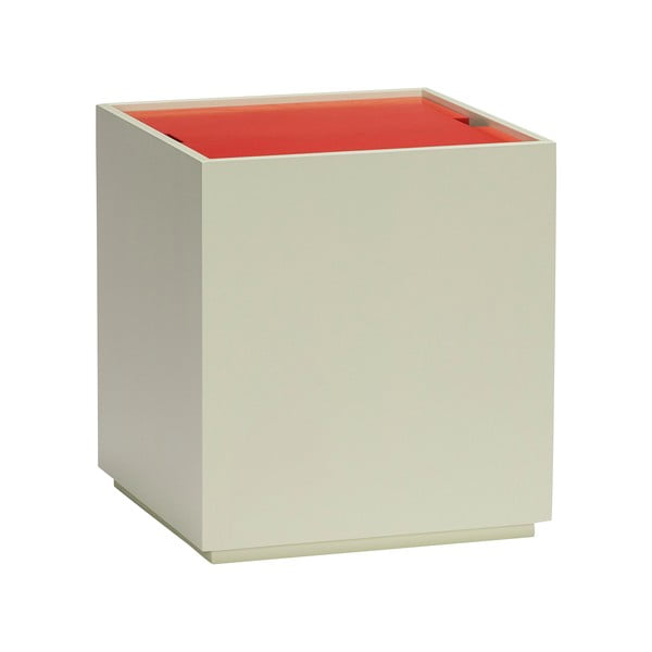 Sarkana/gaiši zaļa oša masīvkoka lāde 40x45 cm Vault – Hübsch-image-2