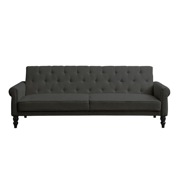Antracīta pelēks regulējams/salokāms dīvāns 222 cm Tyne – Støraa