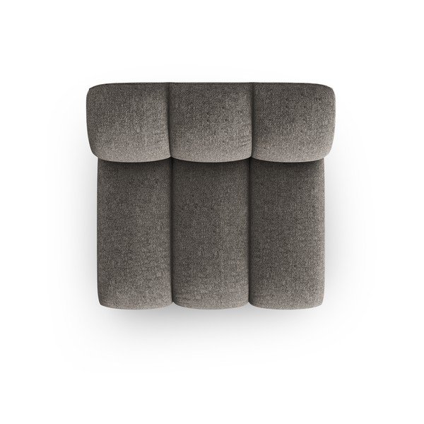 Tumši pelēks modulārais dīvāns (vidējā moduļa) Lupine – Micadoni Home-image-2