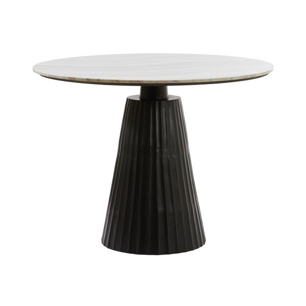 Apaļš ēdamgalds ar marmora virsmu ø 100 cm Rianne – Light & Living