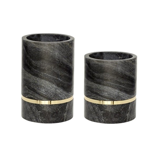 2 marmora vāžu komplekts Hübsch Helmer
