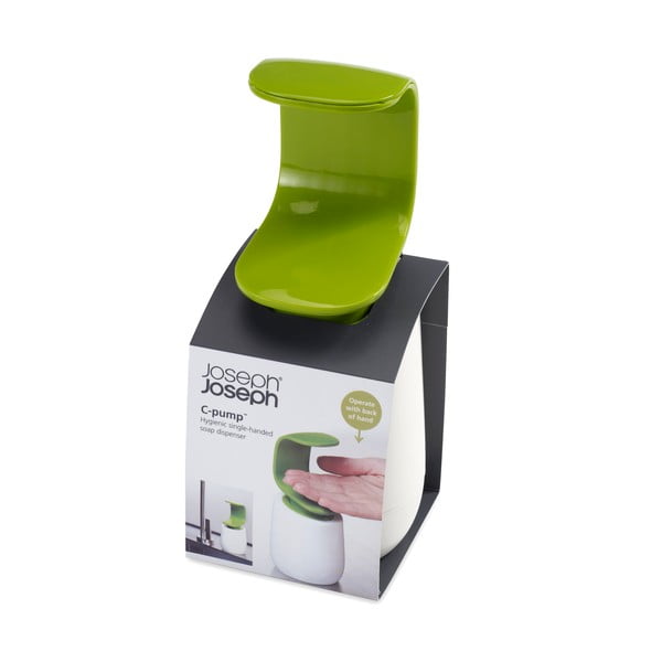Pelēks ziepju dozators Joseph Joseph C-Pump, 237 ml-image-2