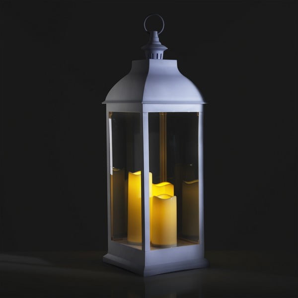 Balta LED laterna (augstums 71 cm) – Tomasucci-image-2