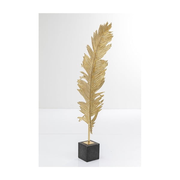 Dekors zelta krāsā Kare Design feather, 147 cm