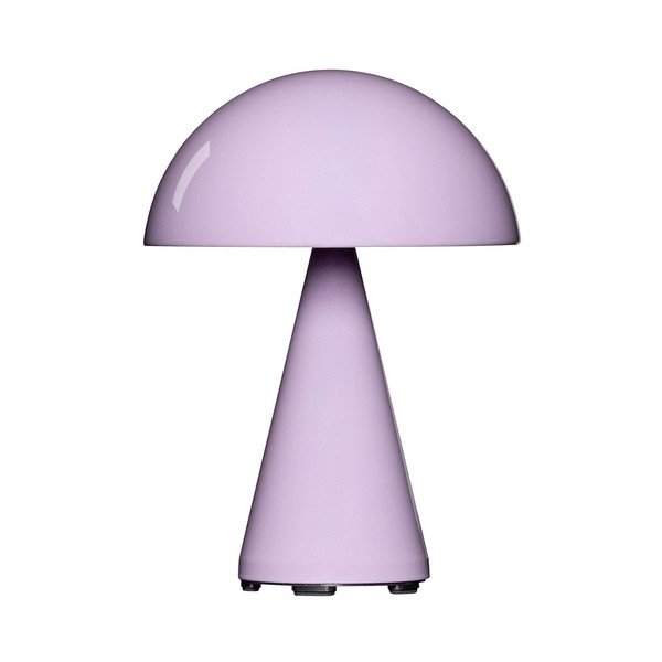 Gaiši rozā LED galda lampa ar regulējamu spilgtumu (augstums 20 cm) Mush – Hübsch