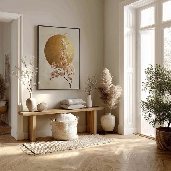 Drukāta glezna ar rāmi 60x80 cm Cherry Blossoms – Styler-image-2