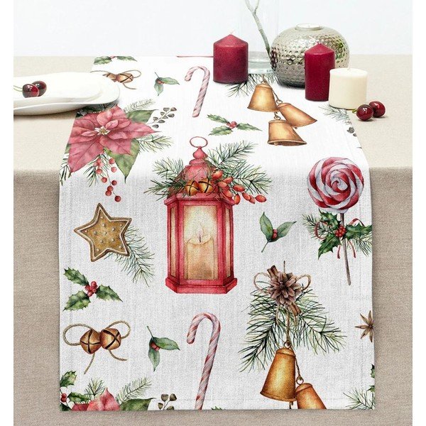 Galda celiņš ar Ziemassvētku motīvu 45x140 cm Merry Christmas – Mila Home-image-1