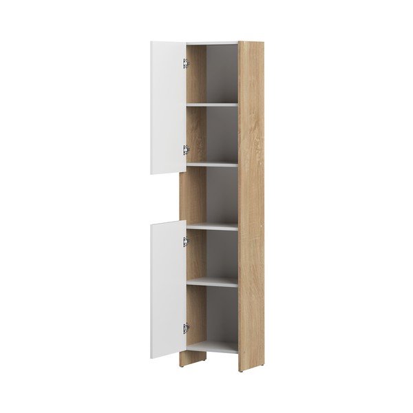Balts vannasistabas skapis 38x180 cm Biarritz - TemaHome -image-3