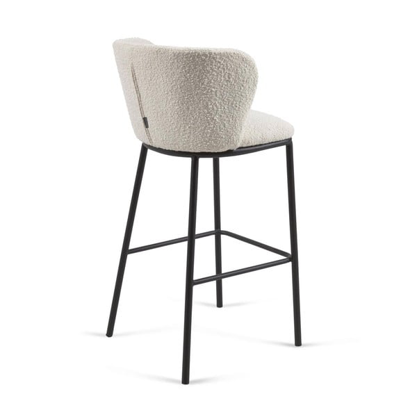 Balti bāra krēsli (2 gab.) (sēdekļa augstums 75 cm) Ciselia – Kave Home-image-4