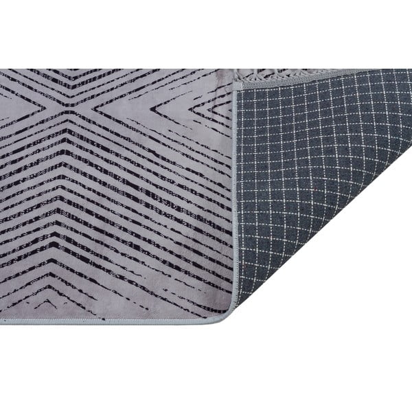 Pelēks mazgājams paklājs 300x100 cm – Vitaus-image-2