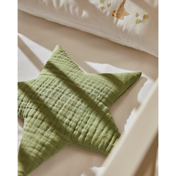 Muslīna bērnu spilvens 30x30 cm Laily – Kave Home-image-2