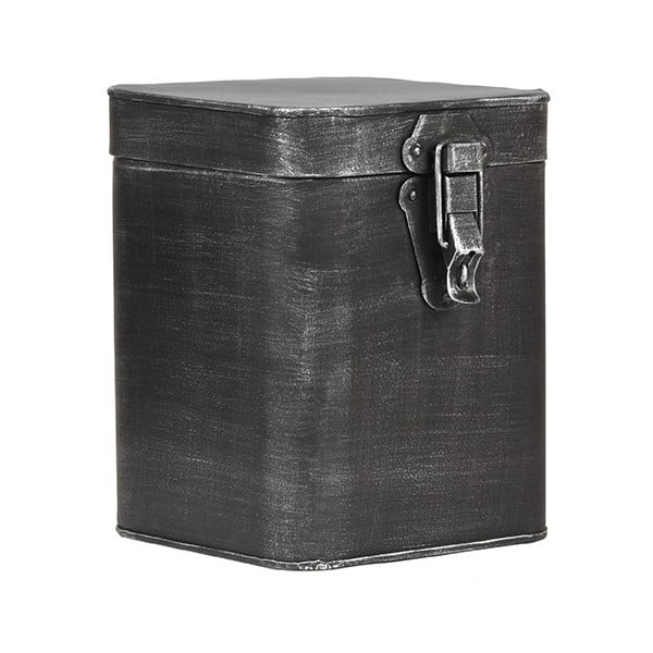 Melna metāla glabāšanas kaste LABEL51, augstums 18,5 cm