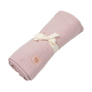 Rozā muslīna bērnu sega 100x100 cm Baby Pink – Moi Mili