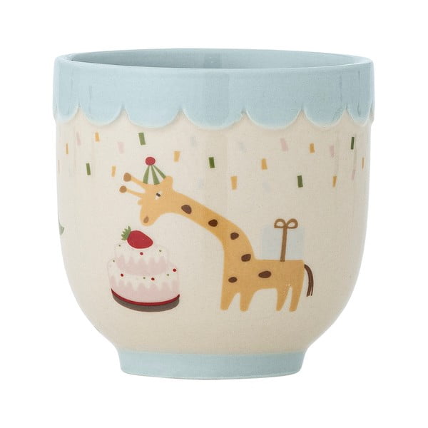 Zila/krēmkrāsas akmensmasas bērnu krūze 150 ml Celebrate – Bloomingville Mini