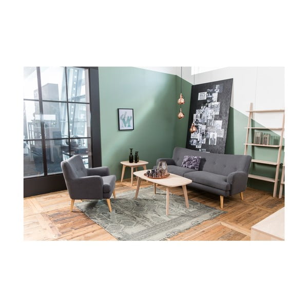 Ozolkoka kafijas galdiņš ar kājām Actona Marte, ⌀ 58 cm-image-2