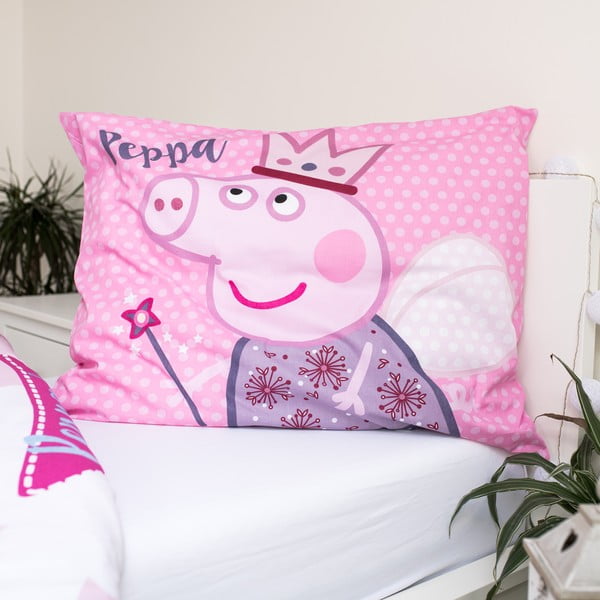 Bērnu kokvilnas gultasveļa Jerry Fabrics Peppa Pig, 140 x 200 cm-image-3