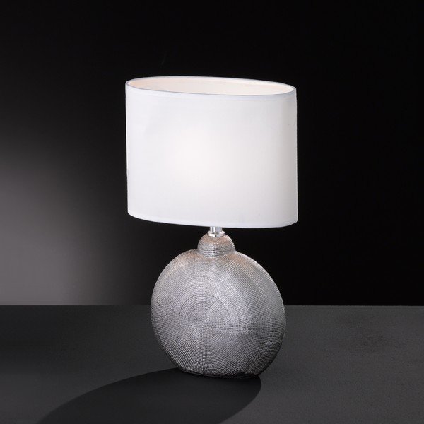 Balta galda lampa Fischer & Honsel Foro, augstums 36 cm-image-2