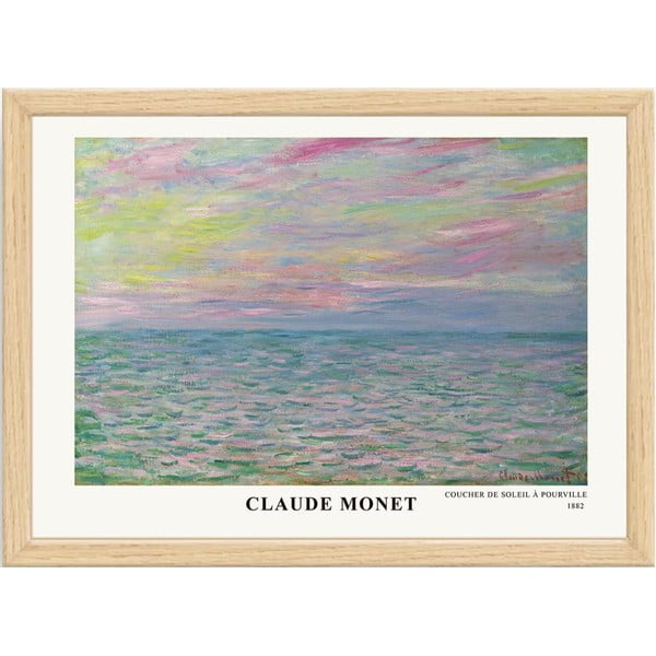 Plakāts rāmī 45x35 cm Claude Monet – Wallity