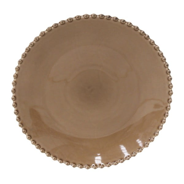 Costa Nova Pearl kakao brūns keramikas šķīvis, ⌀ 28 cm