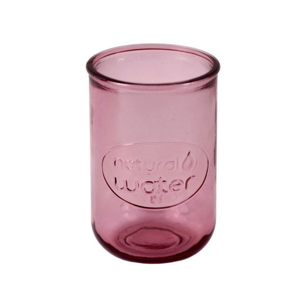 Rozā pārstrādāta stikla burka Ego Dekor Ūdens, 0,4 l