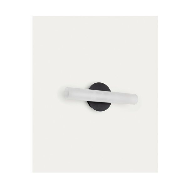 Melnbalta LED sienas lampa Vauxall – Kave Home-image-4