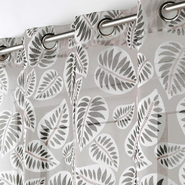 Melns/bēšs dienas aizkars 140x280 cm Alma – douceur d'intérieur-image-1