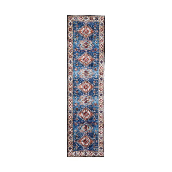 Zils paklājs 225x60 cm Topaz – Think Rugs