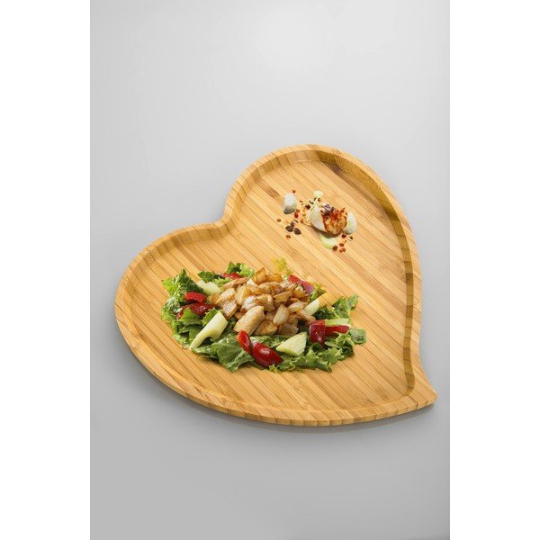 Bambusa servēšanas paplāte Bambum Amor, 27 cm-image-1