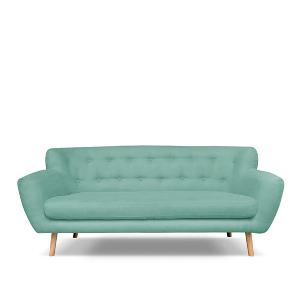 Piparmētru zaļš dīvāns Cosmopolitan Design London, 192 cm