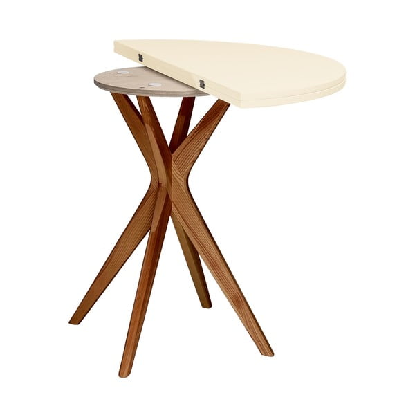 Apaļš izvelkams ēdamgalds 45x90 cm Jubi – Ragaba-image-3