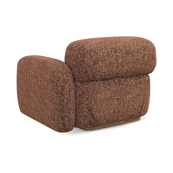 Oranža/brūna modulārā dīvāna daļa (ar labo stūri) Ailani – Makamii-image-4