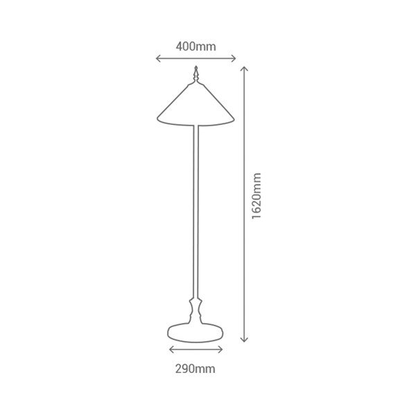 Stāvlampa SULION Tiffany Ambar-image-1