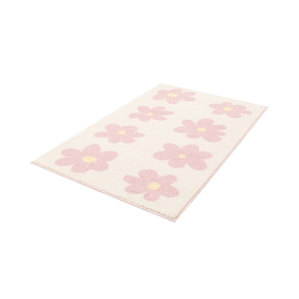 Rozā/ziloņkaula krāsas bērnu paklājs 80x150 cm Dazzy Rose – FD-image-4