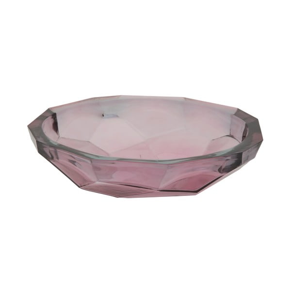 Rozā pārstrādāta stikla trauks Mauro Ferretti Stone, ø 34 cm