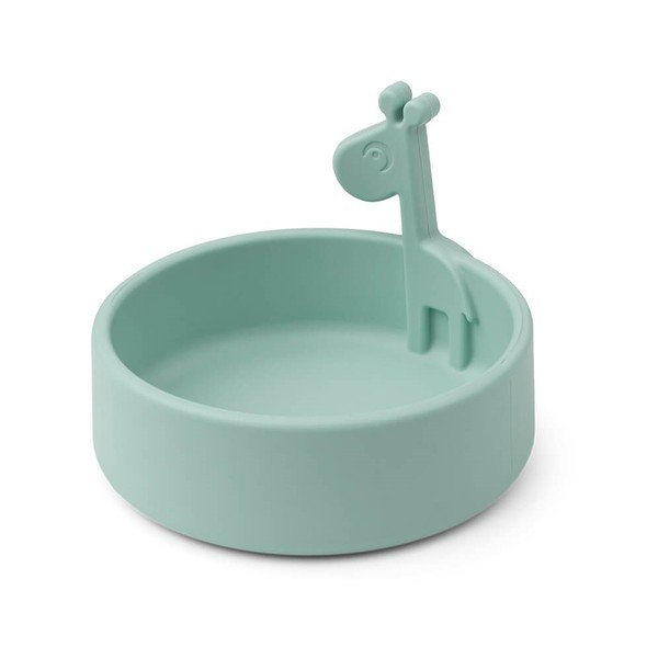 Zila silikona bļoda zīdaiņiem ø 11,5 cm Raffi – Done by Deer-image-2