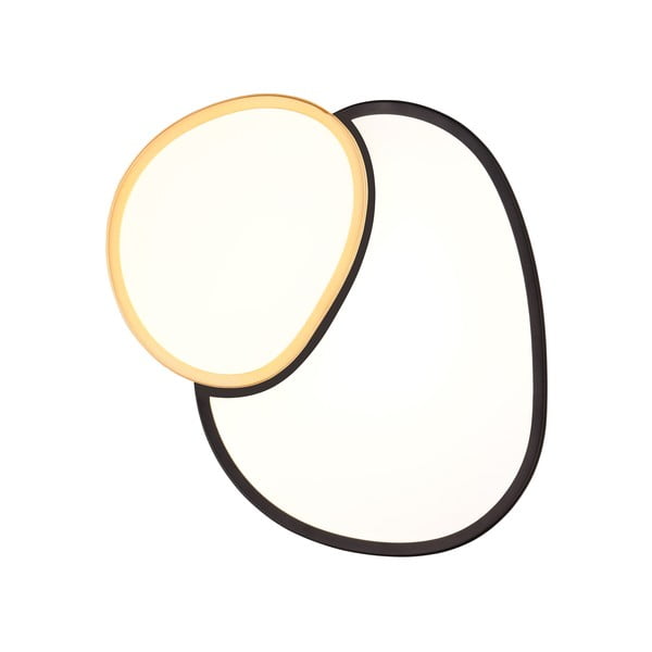 Melna/zelta krāsas LED griestu lampa 36x43.5 cm Rise – Trio-image-2