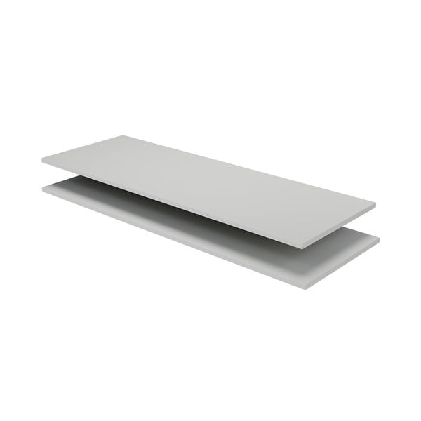 Gaiši pelēks priedes masīvkoka papildu plaukts (2 gab.) Organize – WOOOD-image-2