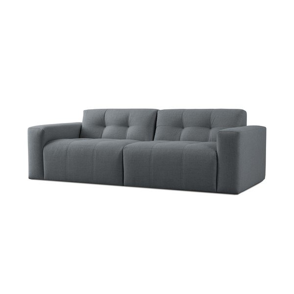 Tumši pelēks dīvāns 220 cm Maxel – Scandic-image-2