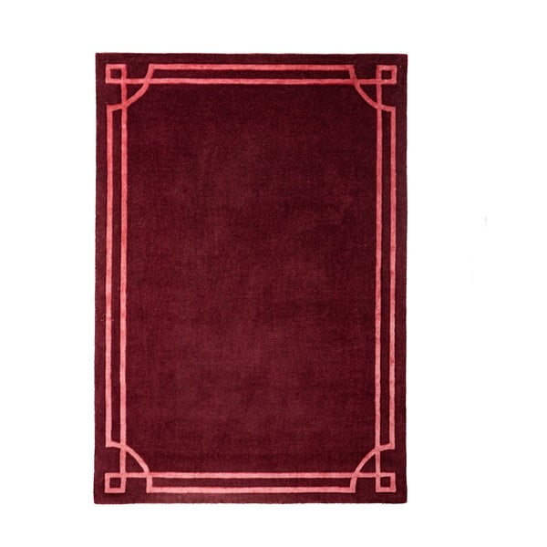 Bordo ar rokām darināts vilnas paklājs 160x230 cm Gatsby – Flair Rugs