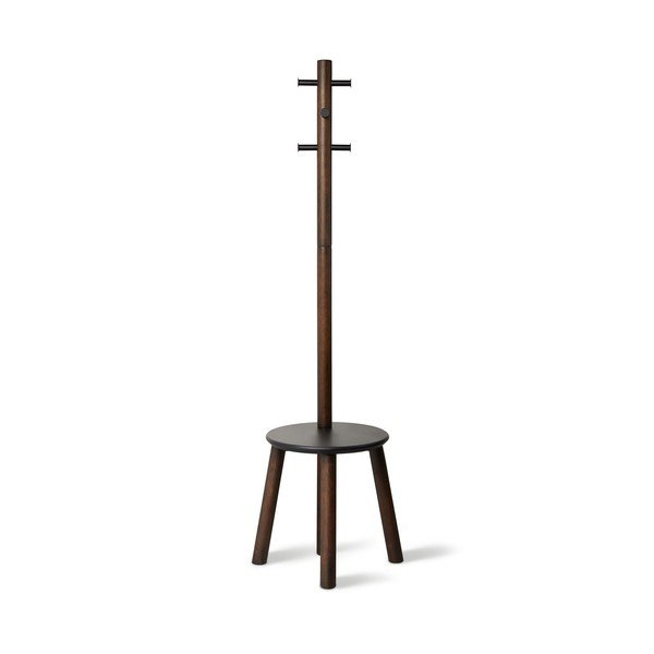 Melns/dabīga toņa pakaramais no gumijkoka Pillar – Umbra-image-2