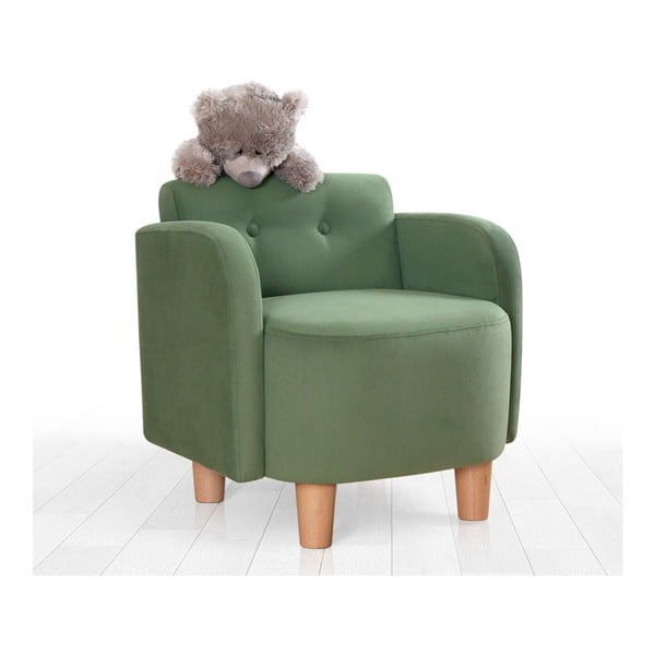 Zaļš bērnu atpūtas krēsls Volie – Artie