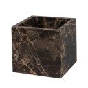 Tumši brūns marmora vannas istabas organizators vates plāksnītēm Marble – Mette Ditmer Denmark