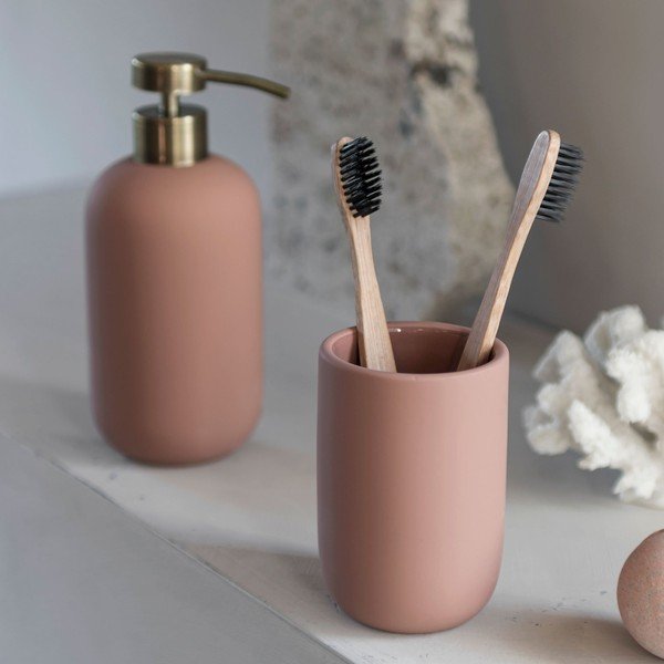 Rozā keramikas tualetes birste Lotus – Mette Ditmer Denmark-image-3