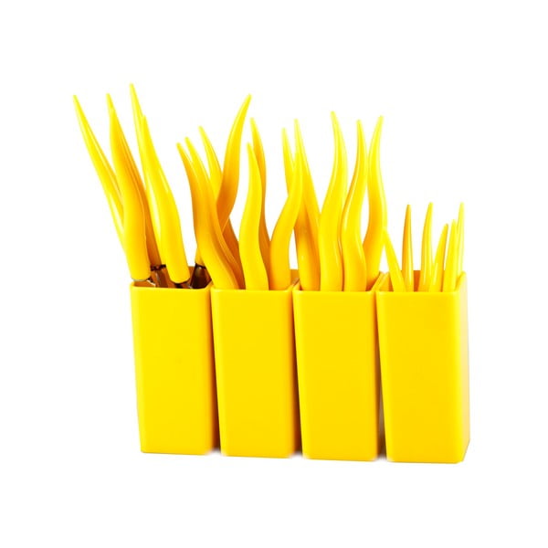 24 daļu galda piederumu komplekts ar statīvu Vialli Design Ama-image-1