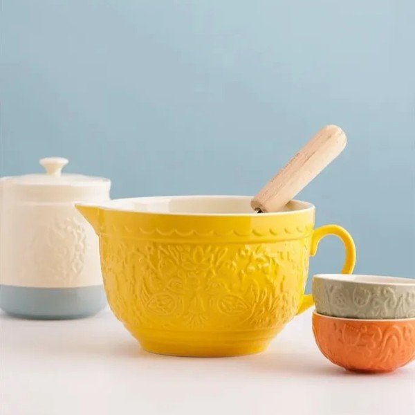 Dzeltena keramikas bļoda ø 26 cm Home to Roost – Mason Cash-image-1